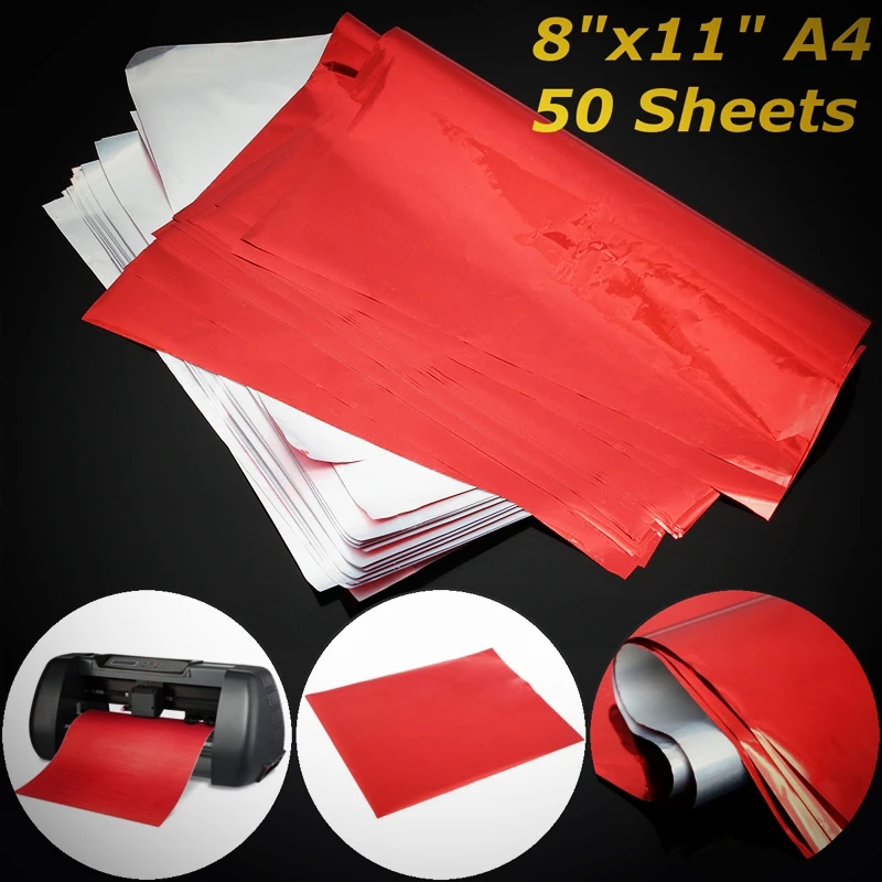50 Sheets A4 Gold Silver Hot Stamping Transfer Foil Paper Laminator Laminating Laser Printer Business Card Craft 29x21cm | Дом и сад