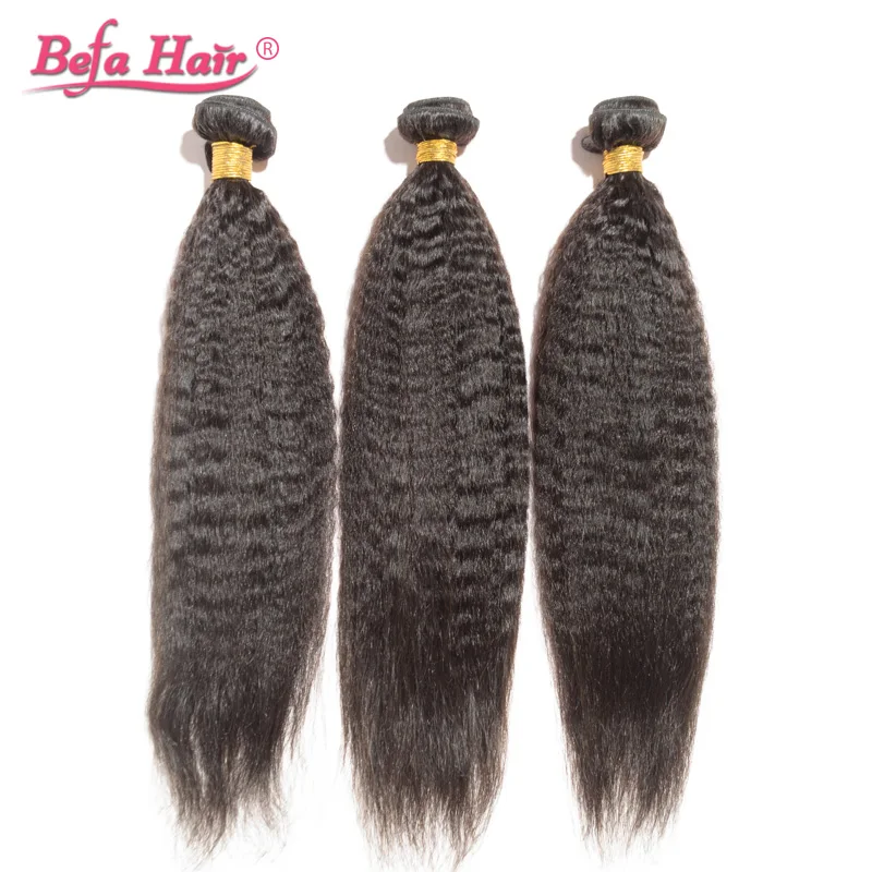 Оптовая 10 шт. странный прямо реми волос befa продукты бразильский наращивание kinky