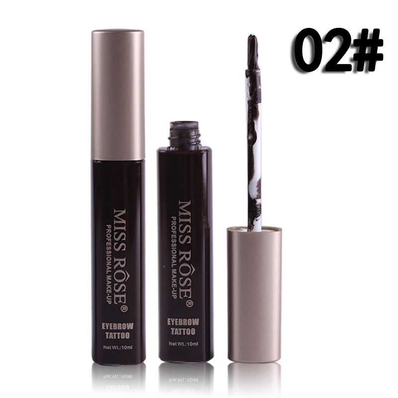 5 шт. 06 EyeMakeup водостойкая долговечная краска для бровей красное вино отклеивать