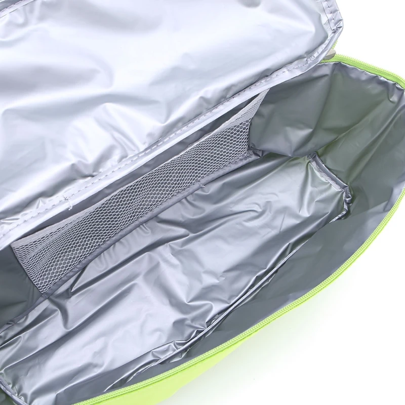 

THINKTHENDO Portable Handbag 2 Layers Lunch Bag Thermal Food Picnic Shoulder Storage Tote