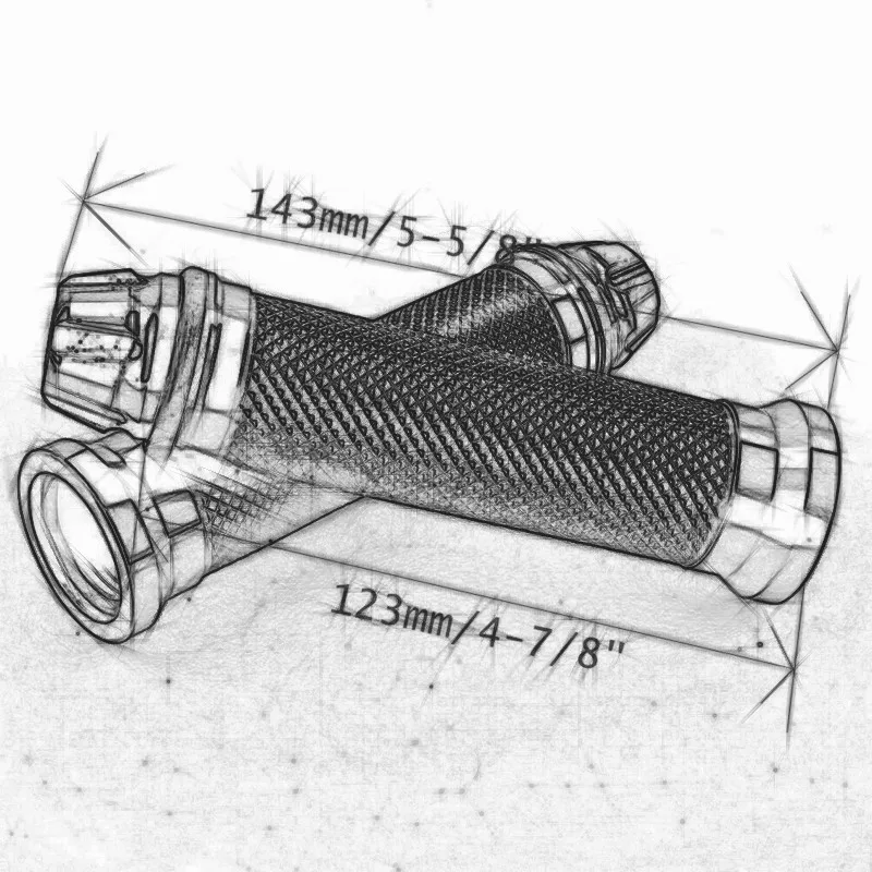 Universal Rubber Porous Carved Motorcycle Handle grips For Dirt Bike Pit Motocross Hand Grips Handgrips 8 Colors | Автомобили и