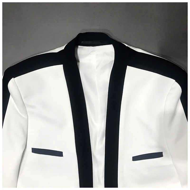 Veste Homme костюм Прическа дивизион Свободное пальто Блейзер Мужской тренд тонкий срез самосовершенствование жениха свадебный мужской костюм
