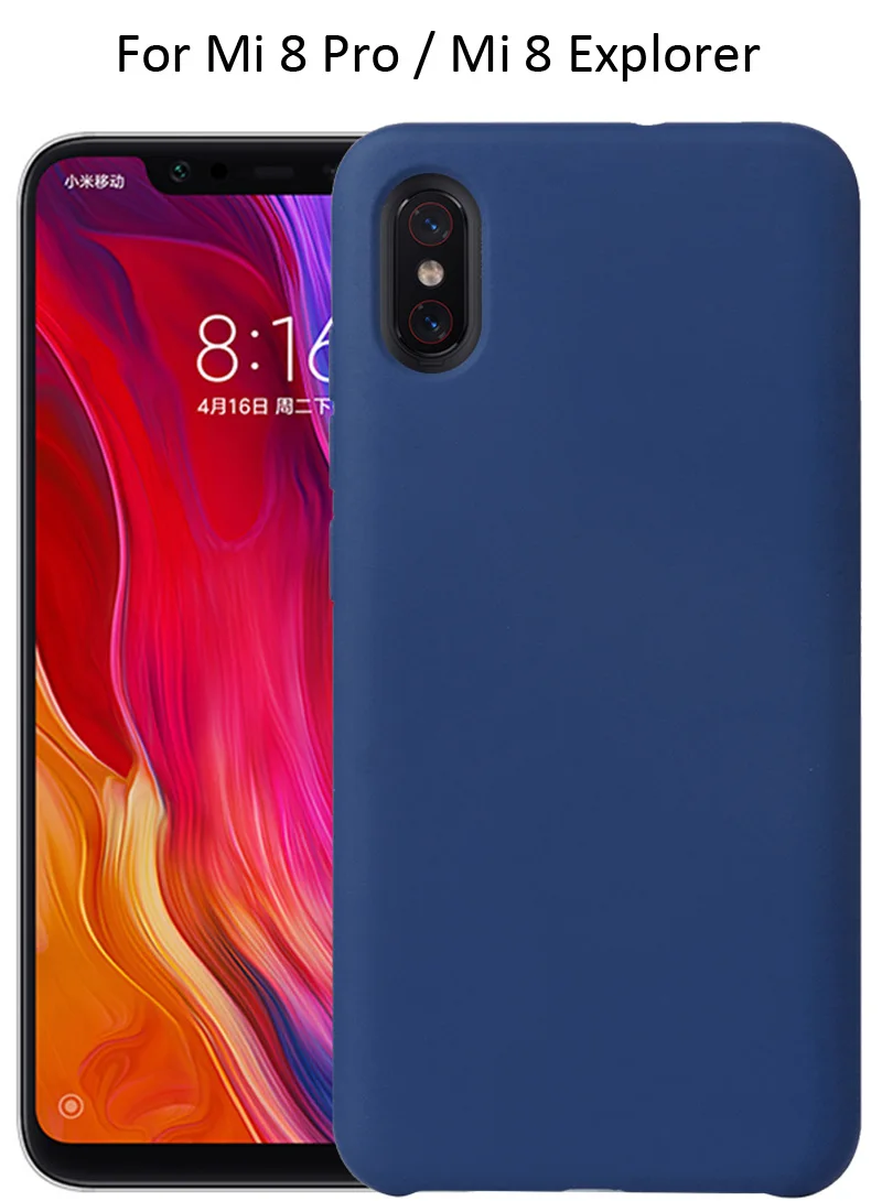 Жидкий силиконовый чехол для Xiao mi 8 mi 8 Pro mi A2 Lite Red mi Note 7 6 5 Pro мягкий гелевый резиновый чехол высокого качества