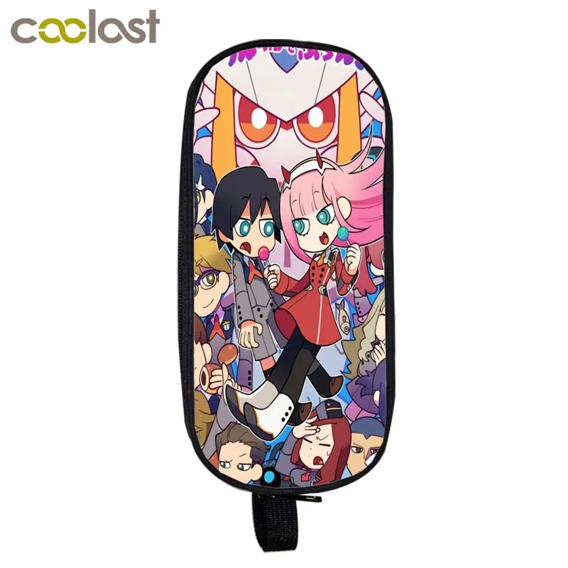 Косметический Чехол Darling in the FranXX с держателем для карандашей, сумка в стиле аниме HIRO ZERO TWO, школьный чехол, школьные принадлежности - Цвет: qbbDARLING02