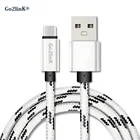 Usb-кабель Go2linK, Usb-кабель типа C, зарядный Usb-кабель типа C, нейлоновый шнур для зарядки Xiaomi Mi Mix Mi 5 5sMeizu Pro 6 Plus