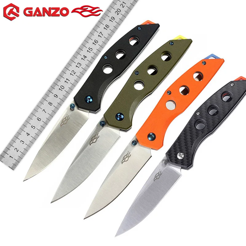 Ganzo Firebird FB7621 Топ EDC Складной нож 440C Лезвие G10 ручка из углеродного волокна Открытый