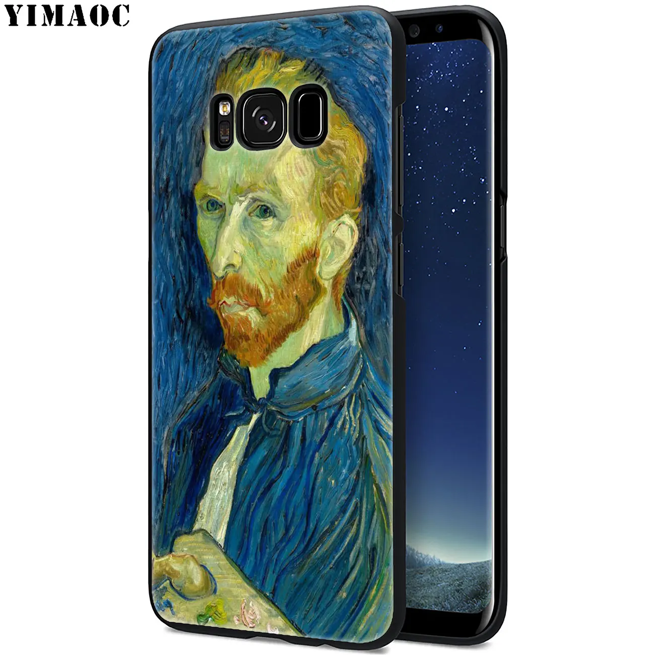 YIMAOC Van Gogh Tardis Мягкий силиконовый чехол для телефона Samsung Galaxy S20 Ultra S10 Lite S9 S8 Plus S7 Edge