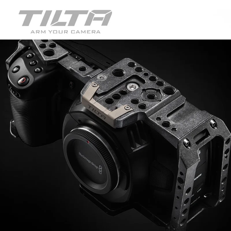TILTA BMPCC 4K 6K клетка установка тактическая готовая или серая Полная Клетка TILTAING для BMD BlackMagic BMPCC4K 6K полная камера клетка