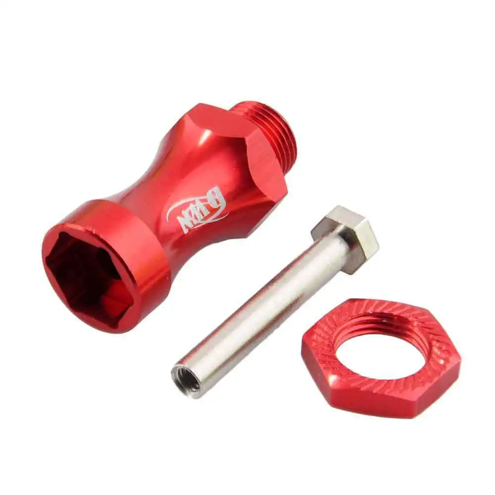 RC Red Wheel Hex Driver 12mm Turn 17mm Adapter 30mm Extension For Truck | Игрушки и хобби