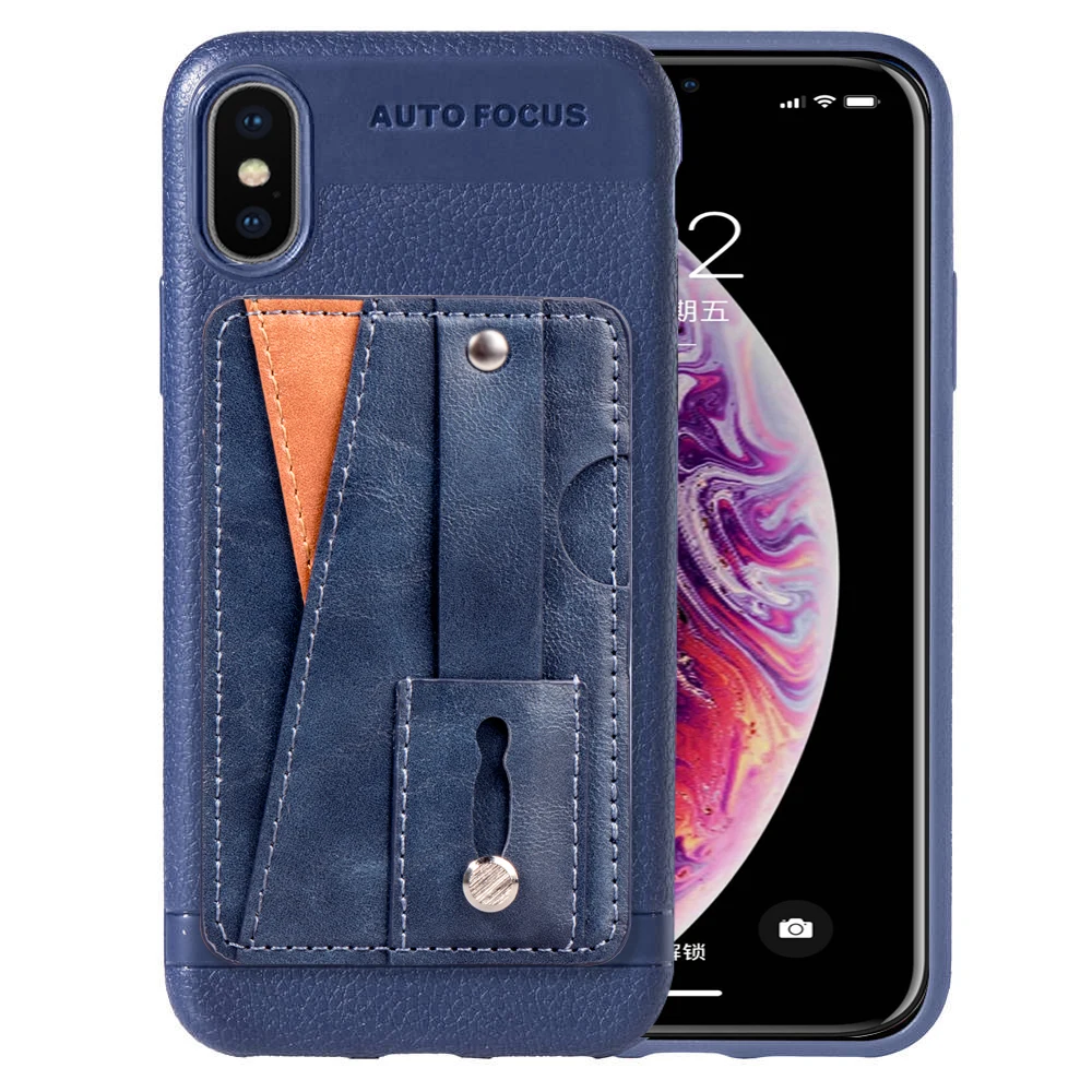 Для Iphone x роскошный флип чехол для телефона кожаная сумка xs подставка книги