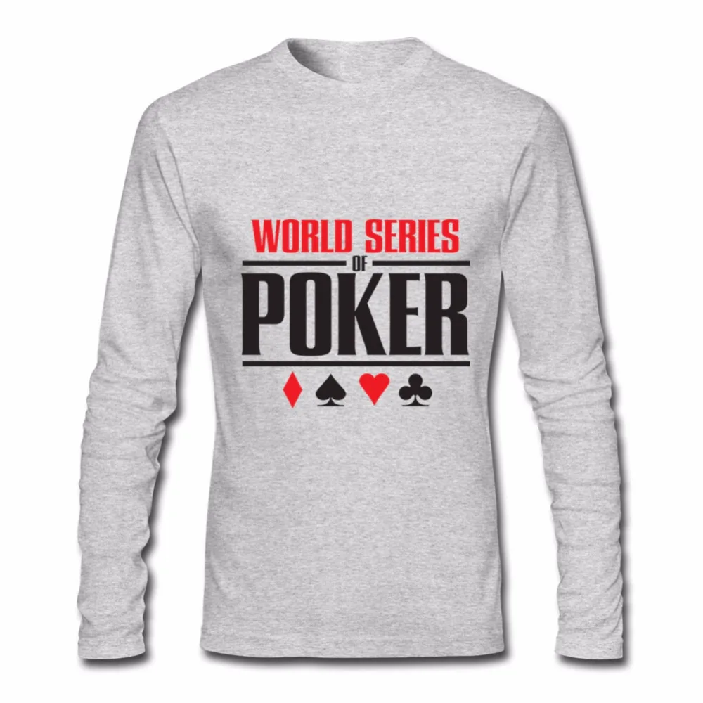 Latest Trendy Summer Cheapest Price Round Neck Male Tees Men's World Series Of Poker T Shirts Wsop Logo Printed Crewneck T-shirt | Мужская