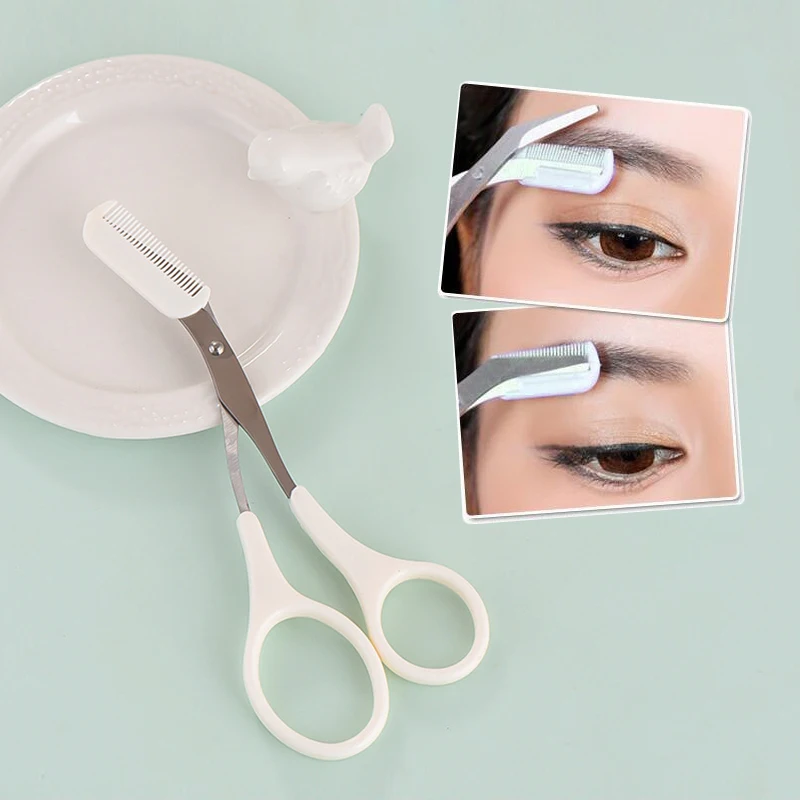 1 шт. ножницы для бровей с расческой триммеры формирование Уход за волосами