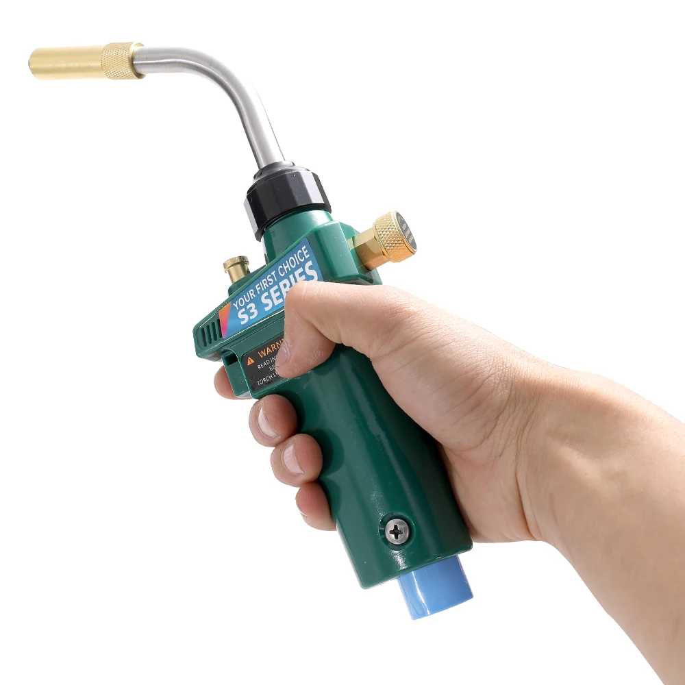 Сварочная машина с припоем фонарь MAPP газ пропан самовозгорания w триггера Стиль