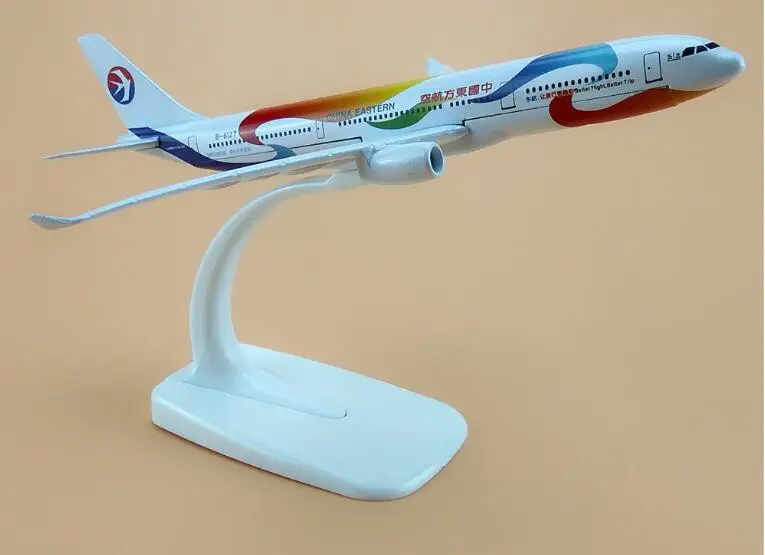 

16cm Alloy Metal AIR China Eastern Expo Airlines A330 300 Airbus 330 Airways Plane Model Aircraft Airplane Model w Stand