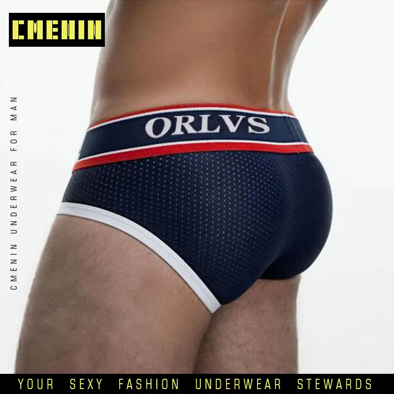 Мужские сетчатые трусы из модала сексуальное дышащее нижнее белье размера плюс