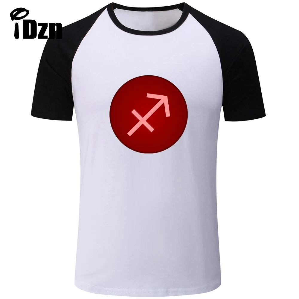 IDzn Мужская футболка унисекс 12 созвездий для стрельца символ 23 ноября по 21 декабря