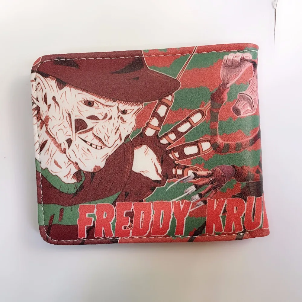 2018 кошмар на Elm Street Freddy Krueger логотип кошельки мульти кожаный кошелек W1242Y|Мужские
