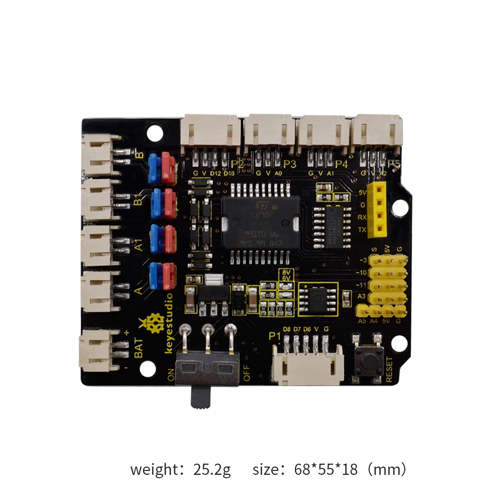 Keyestudio быстроразъемный щит моторного привода V2 для робота Arduino | Электронные