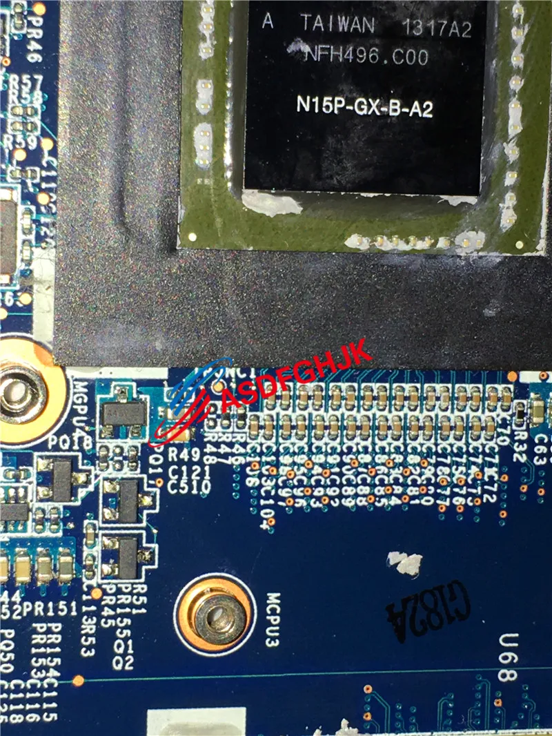 Оригинальная материнская плата для ноутбука MSI Gs60 серии с I7-4710HQ и GTX860M Ms-16h21 MS-16H2 TESED OK