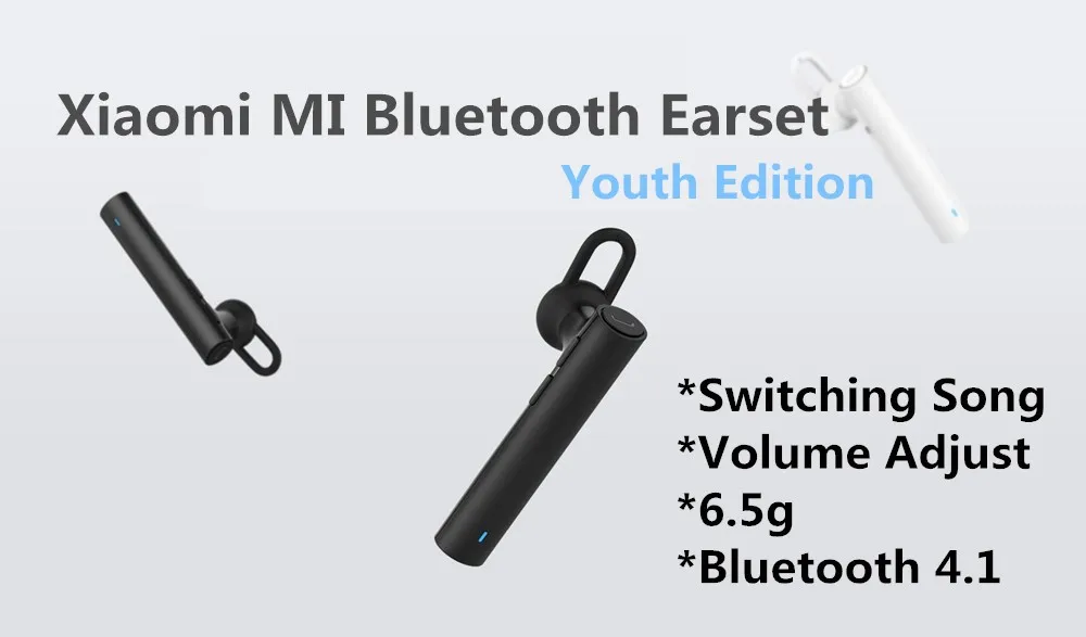 Оригинальная Xiaomi mi гарнитура Молодежная версия наушники Bluetooth 4,1 регулятор громкости свободные руки наушники со встроенным mi c LYEJ02LM