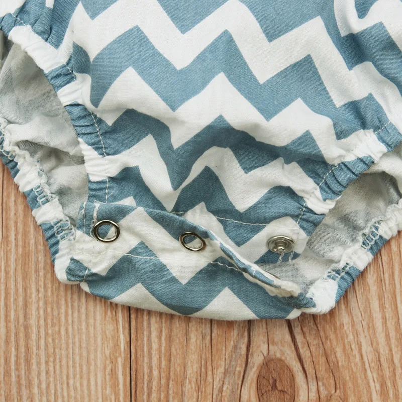 

Summer Baby Girl Romper Striped Backless Sleeveless Bandage Jumpsuit Fashion Children Girl Beach Clothes