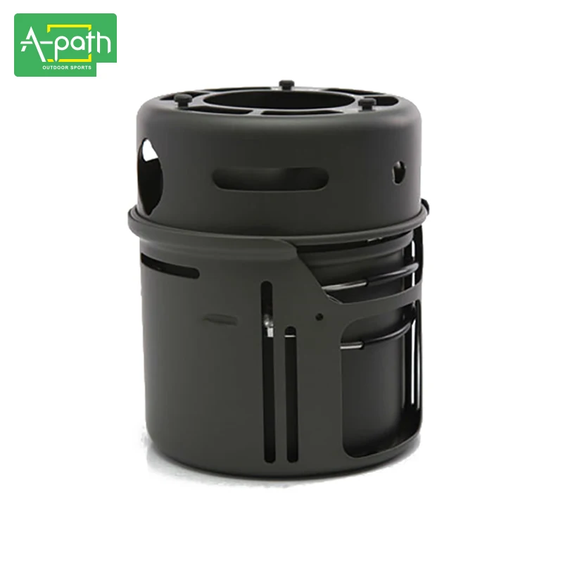 1 2 человек Открытый Кемпинг посуда анодированного Алюминий нержавеющая 7 шт.