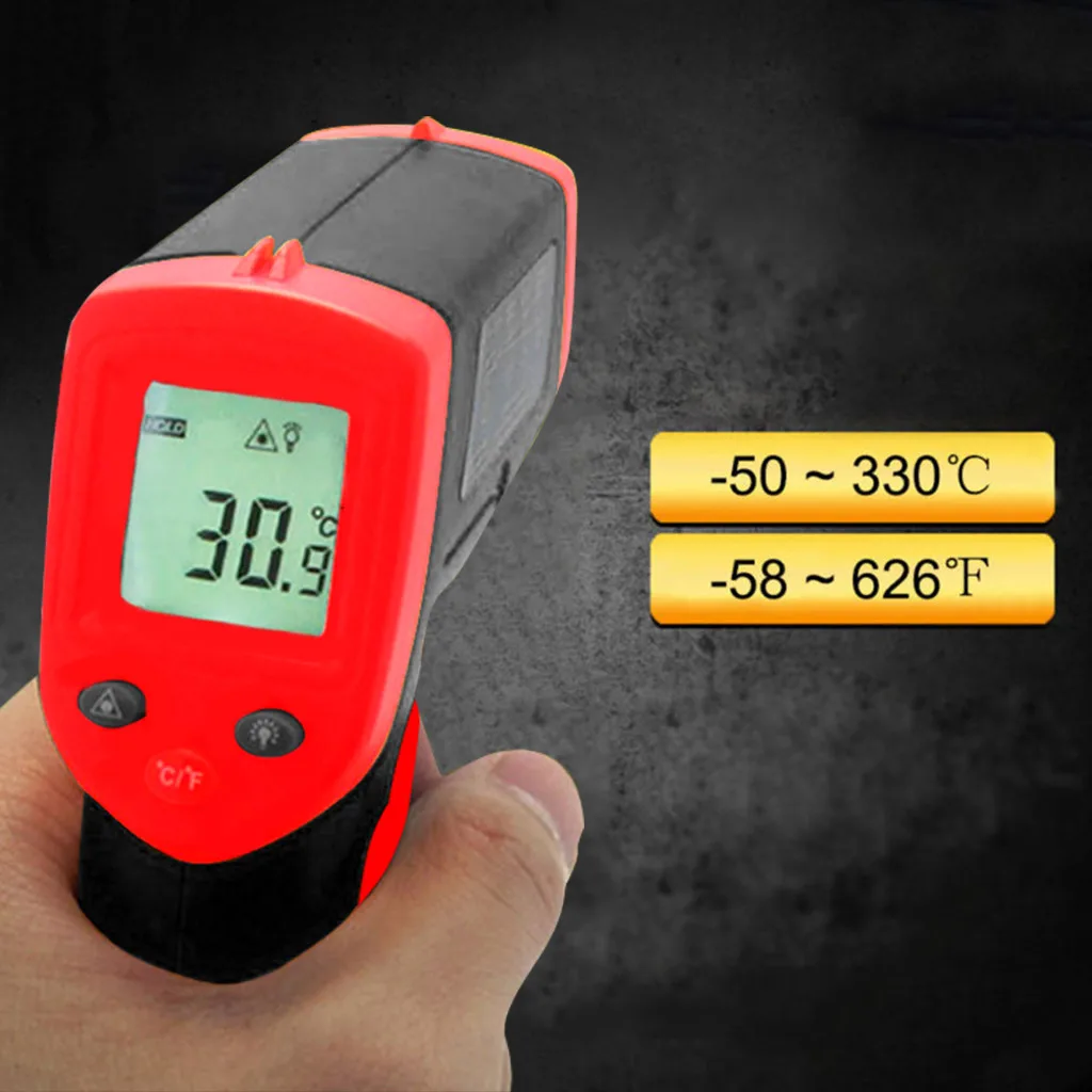 Портативный Бесконтактный Инфракрасный цифровой термометр с ЖК дисплеем