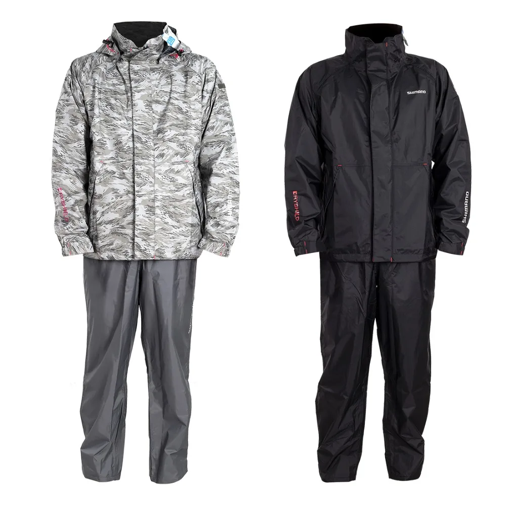 Новинка,, Shimano DS, RA-027Q, одежда для рыбалки, Базовый костюм, DRYSHIELD, водонепроницаемый, дышащий, рыболовные снасти, черный камуфляж