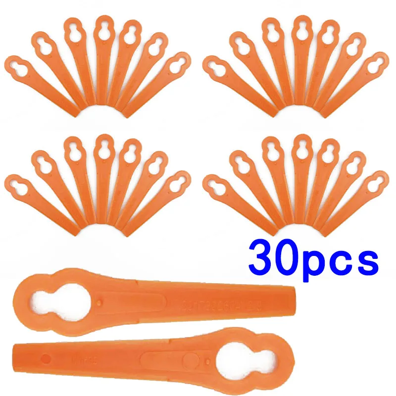 Двор газонокосилки фрезы на открытом воздухе Запчасти аксессуары 15/30 шт. Пластик