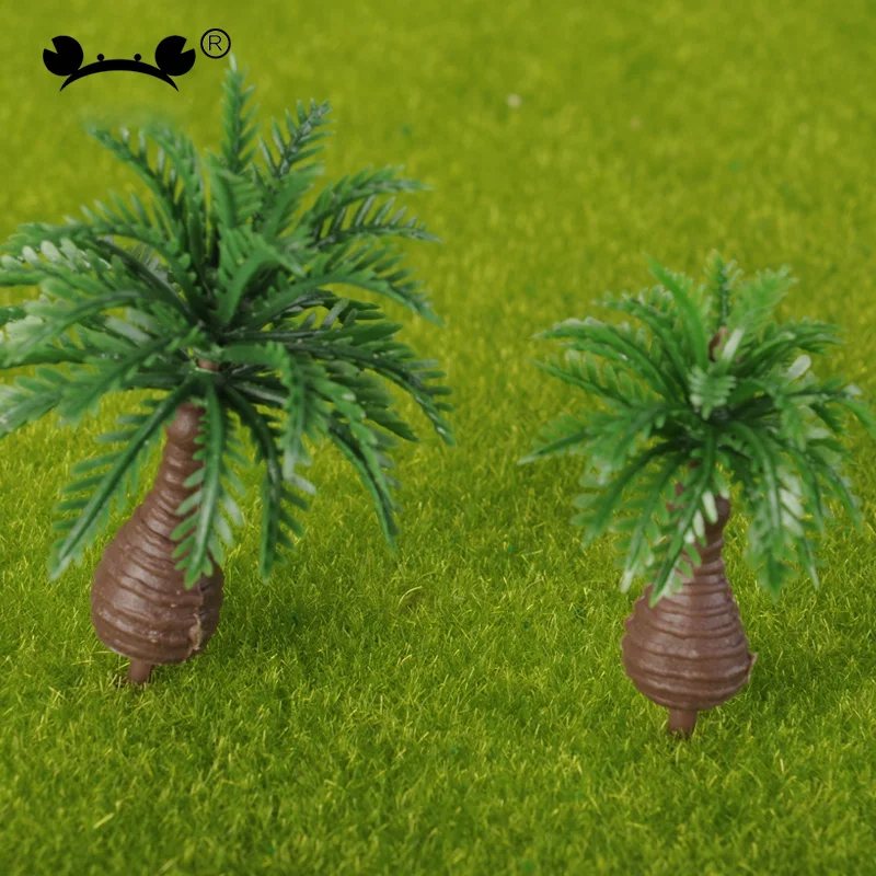 

20Pcs Plastic Miniature Model Trees For Building Trains Railroad Layout Scenery Landscape Accessories