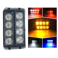 8 led strobe warning light day lights car truck emergency side flash lamp 12v 24v car styling