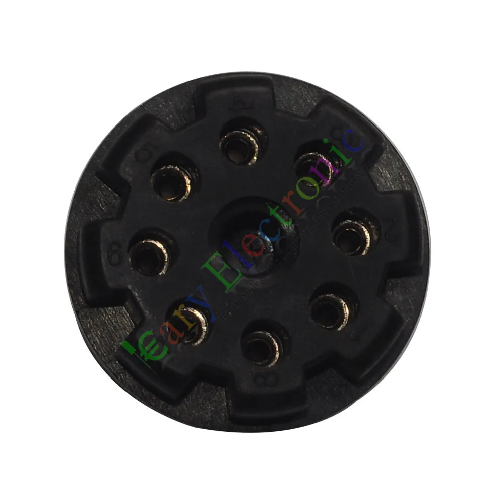 Оптовая и розничная продажа 4 шт. 8-контактный золотистый бакелитовый