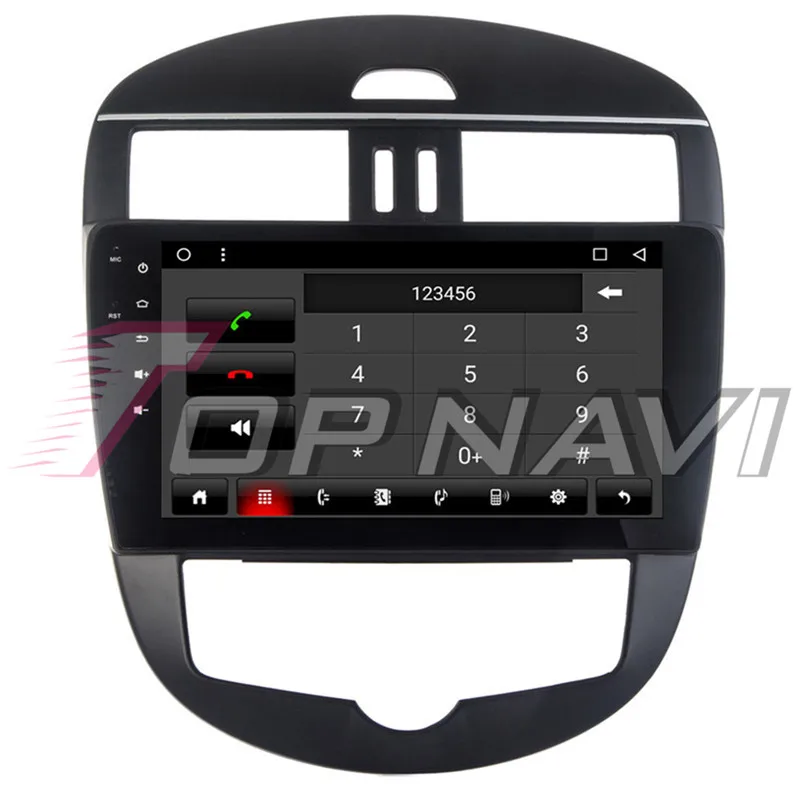 Автомобильный gps навигатор для Nissan Tiida H 2011 2012 2013 2014 2015 Android 8 1 10 ''Topnavi No DVD большой