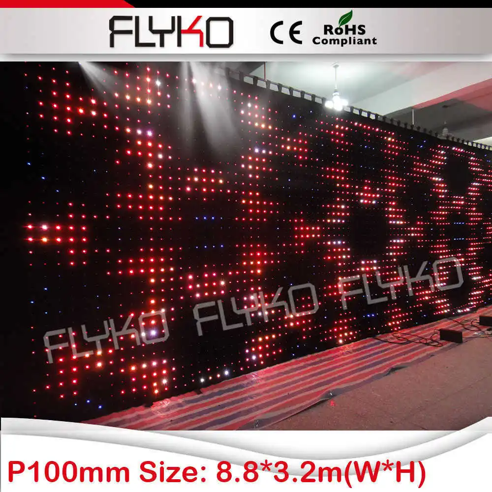 Alibaba express IC чипы компьютерное управление rgb xxx видео светодиодный экран|led curtain