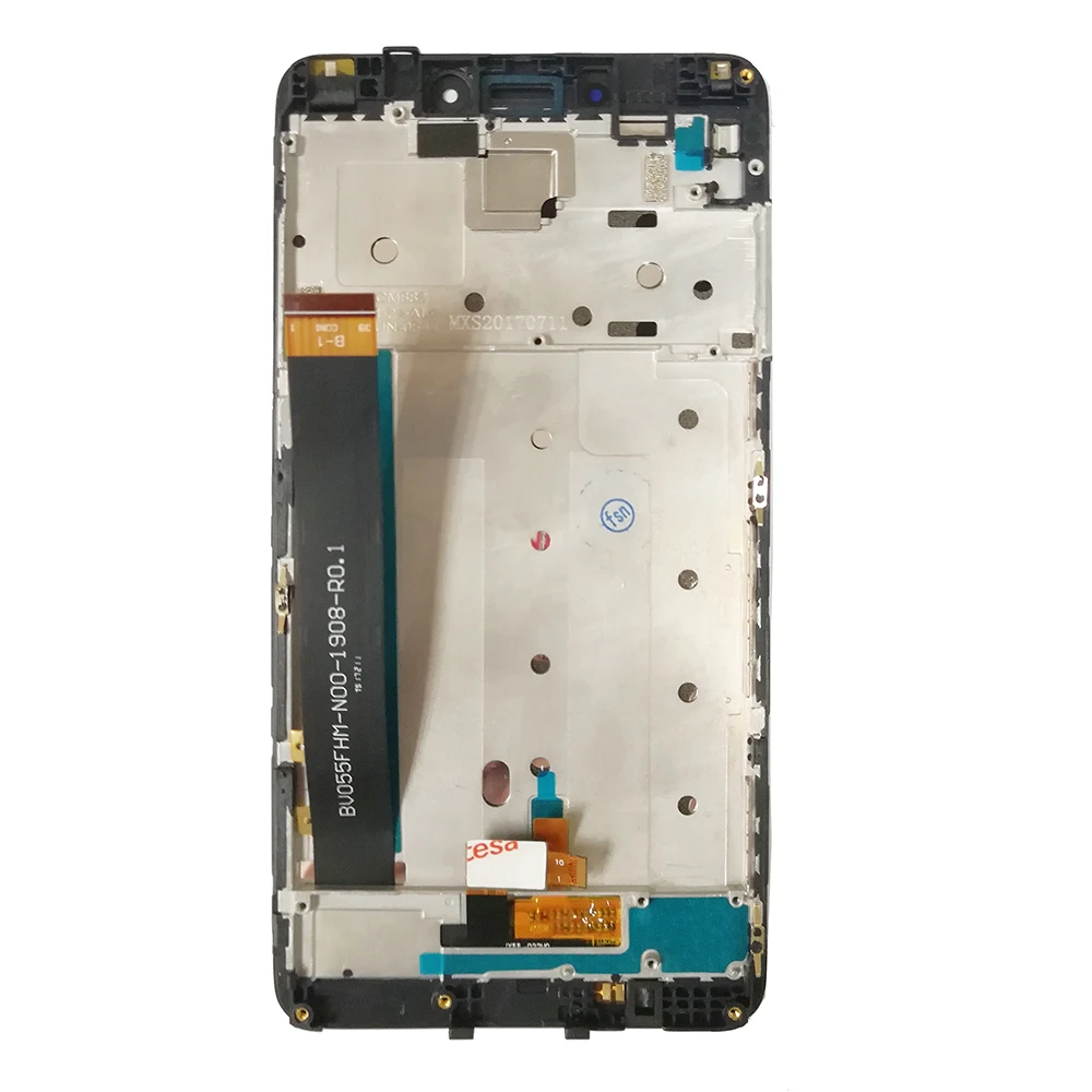 1 шт. ЖК-дисплей для Xiaomi Redmi Note 4 сенсорная панель дигитайзер с рамкой запасные