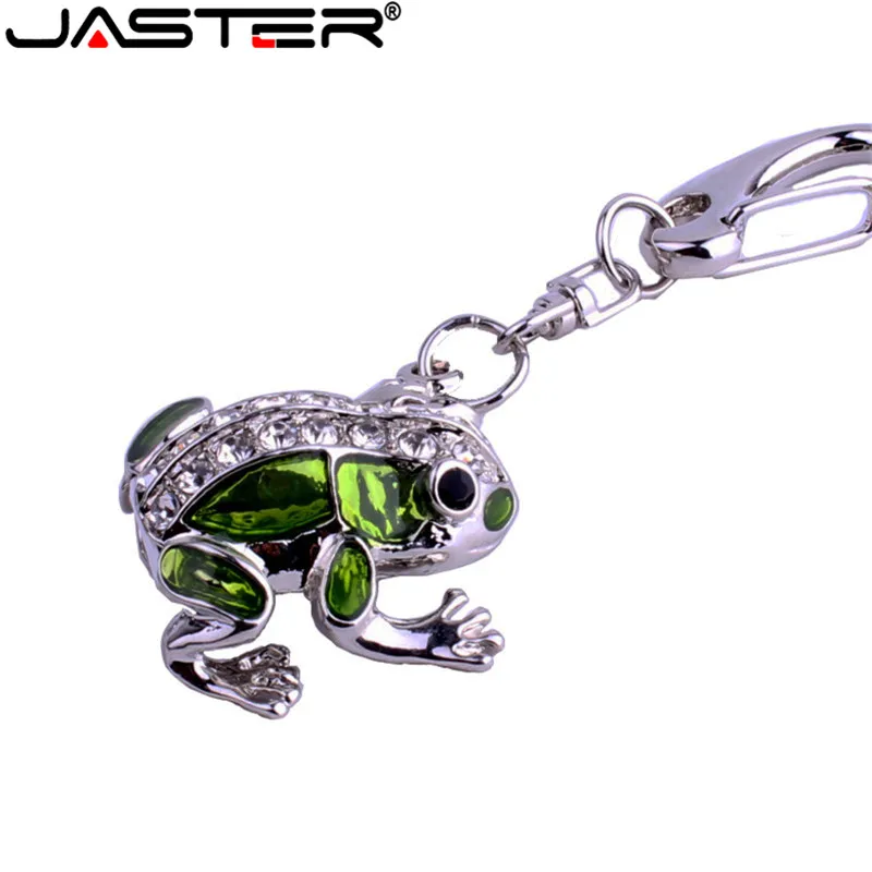 JASTER USB 2 0 хит продаж настоящая емкость кристальная лягушка флешка 4 ГБ 8 16 32 Внешняя