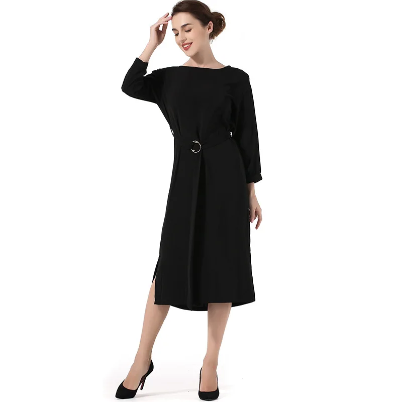 Woman Dress 2018 Summer and Spring Pink Bat Sleeve Backless Loose Mid-calf Robe Longue Elegant Party Beach | Женская одежда