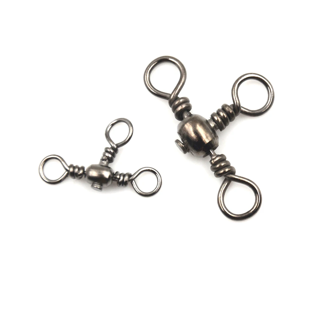 Рыболовные аксессуары 3 способа рыболовные вертлюжные Вертлюги латунные тройные