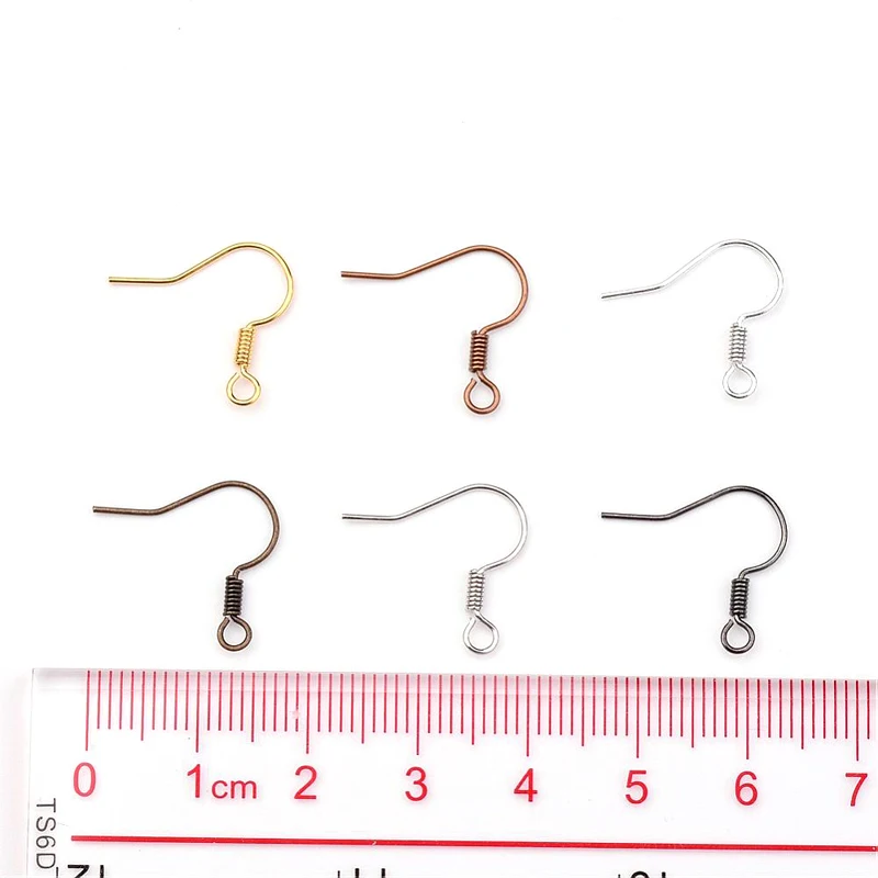 Латунные серьги Крючки для серёжек фурнитура изготовления ювелирных изделий
