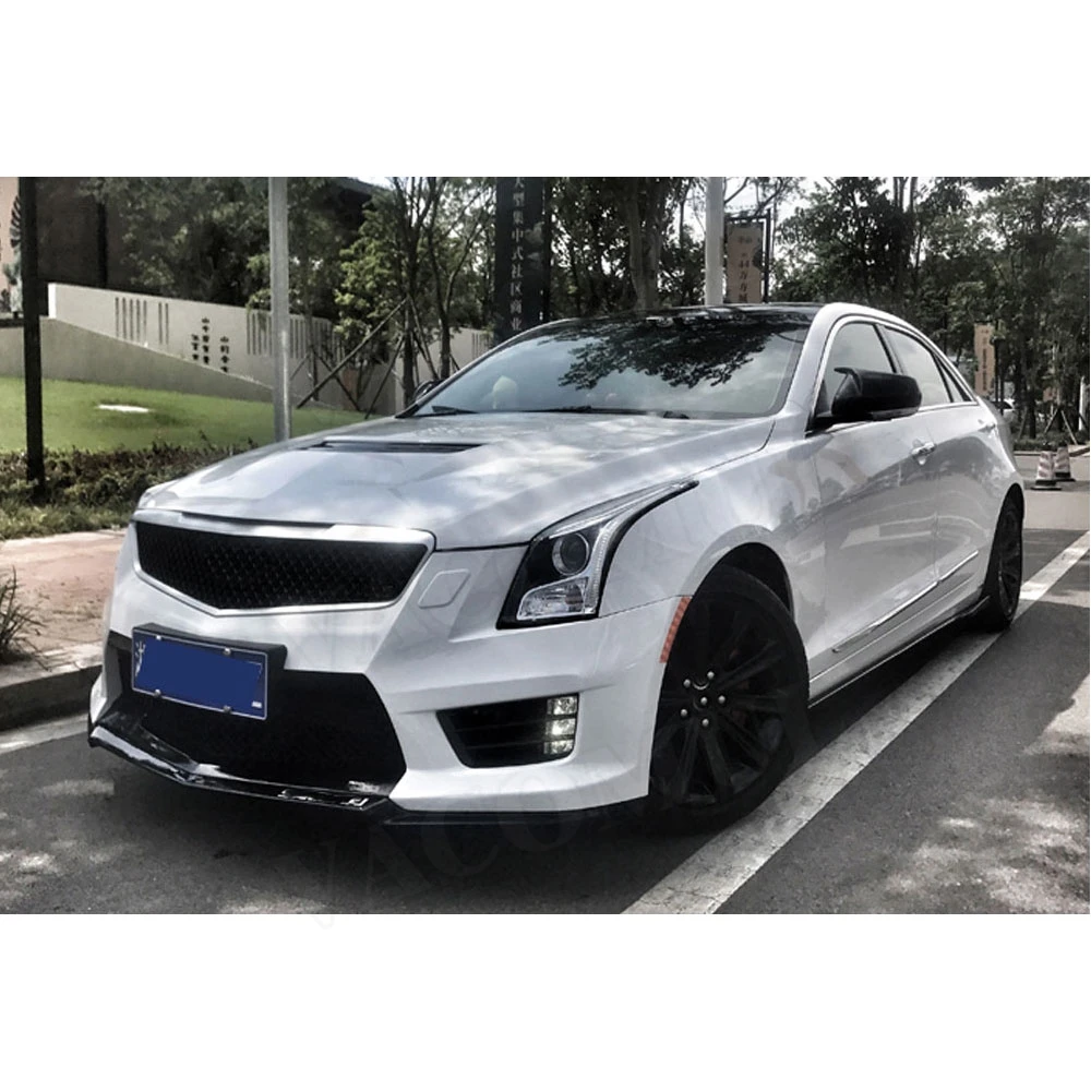 Передний бампер гоночная сетка грили Крышка для Cadillac ATS 2014 2017 V стиль