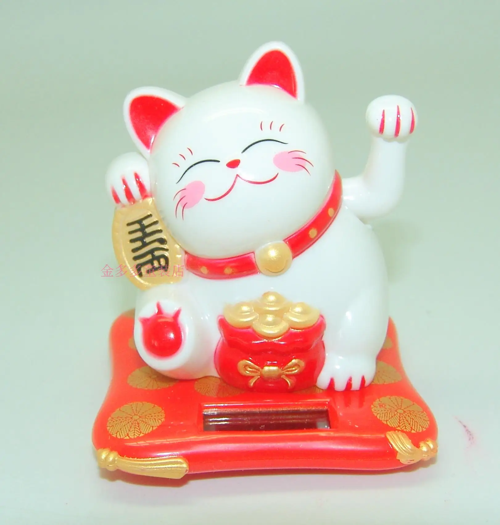 

Пластиковая труба в виде кошки на солнечной батарее, украшение для автомобиля, открывается перед ювелирными изделиями