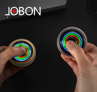 Novelty Car Wheel Design USB charge Cigarette Lighter Flameless Fingertip Gyro Toy Electronic Lighter Metal Circle Lighter