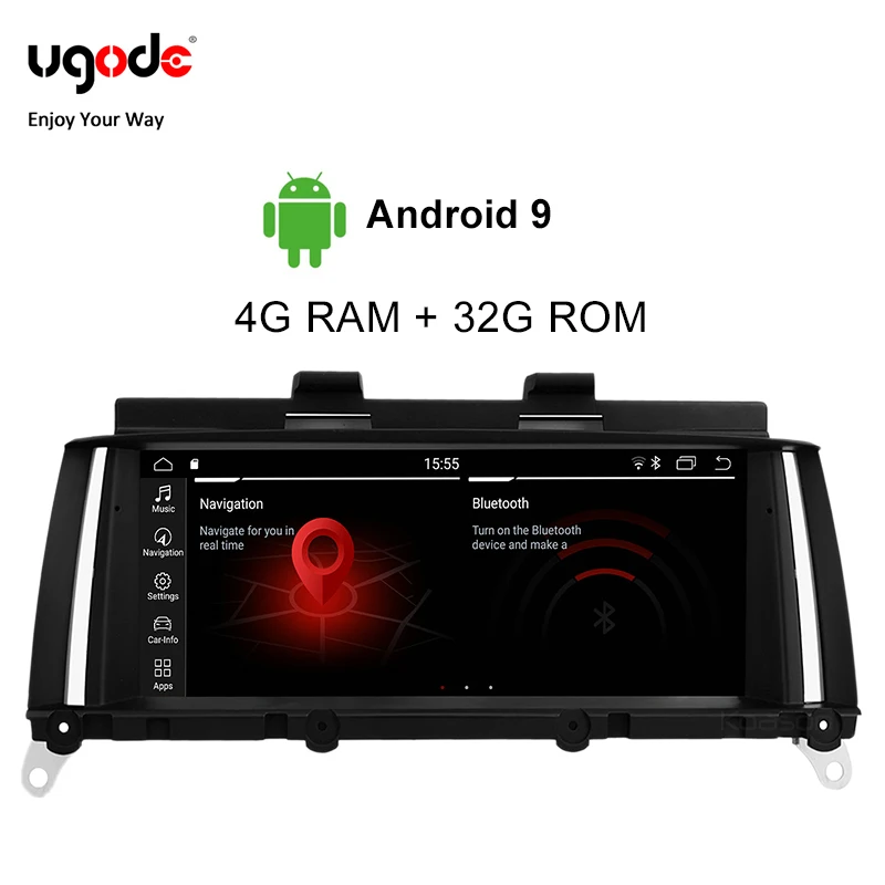 Автомобильный мультимедийный плеер Ugode Android 9 0 GPS навигация 8 дюймовый экран