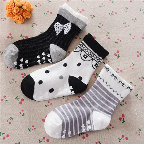 mix color Носки для девочек, гольфы из сетчатой ткани, детские носки, chaussettes enfants, носки с оборками, kniekousen, для девочек, 3 пар/лот, DCLL-002-3P - Цвет: mix color