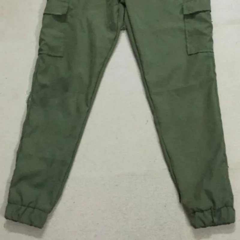 

VIIANLES Casual Pencil Pant Waist Pantalon Femme Sweatpants Streetwear Elastic Women Autumn Drawstring Army Green Trousers