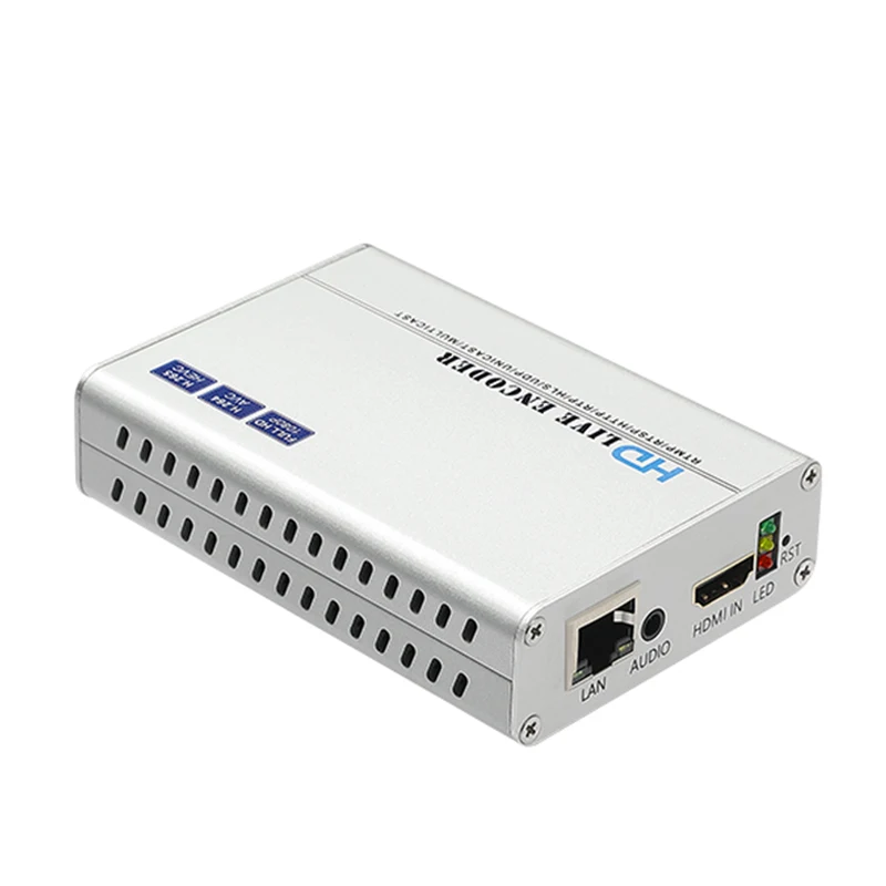 H8118P HWCODEC H.264 H.265 HEVC HDMI кодировщик 1080P видео потокового кодировщика IPTV видео кодировщик поддержка HTTP RTSP RTMP для YouTube, Wowza - Цвет: H8118P
