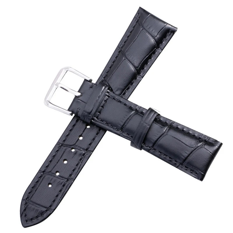 Ремешок кварцевый для часов Omega Mido Seiko аксессуары из воловьей кожи наручных 14 16 18 19