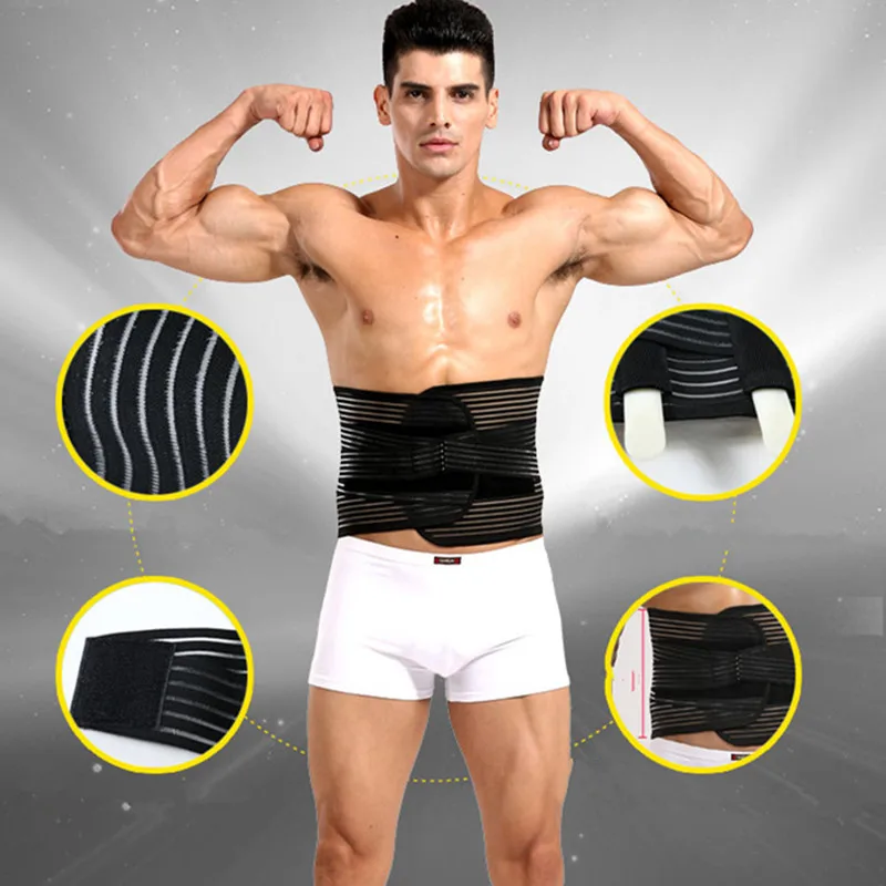 

slimming belt men shaper corset faja reductora hombre waist cinchers belly trimmer abdomen fat reducer trainer shapers belts