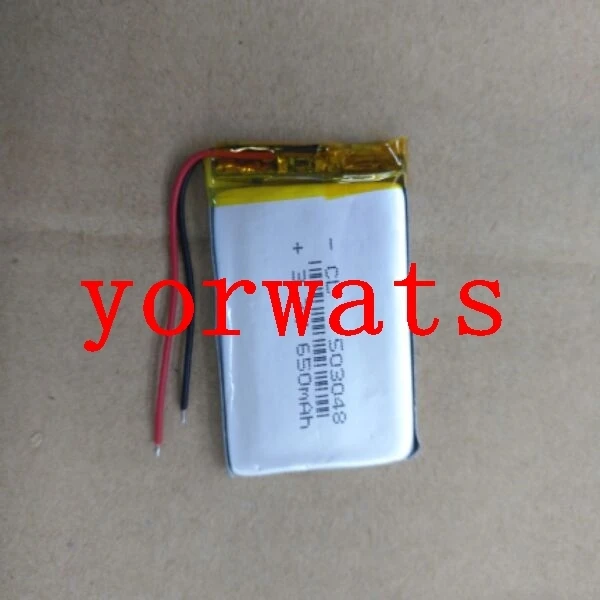 Новинка литий ионная аккумуляторная батарея 3 7 В полимерная литиевая 503048 053048 650