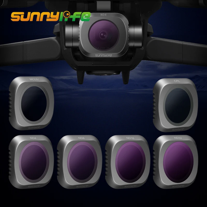

Набор фильтров Sunnylife ND для дрона DJI Mavic 2 Pro, MCUV, CPL, ND(4/8/16/32), набор фильтров для объектива камеры, аксессуары для Mavic 2 Pro